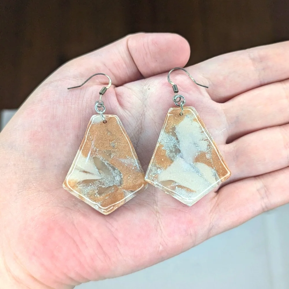 Shiny Handmade Earrings